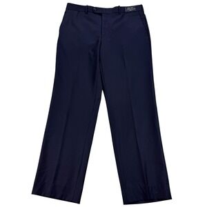 Coppley Suit Dress Pants Mens 35 Blue Wool Reda 1865 Super 130s‎ Classic 35x30